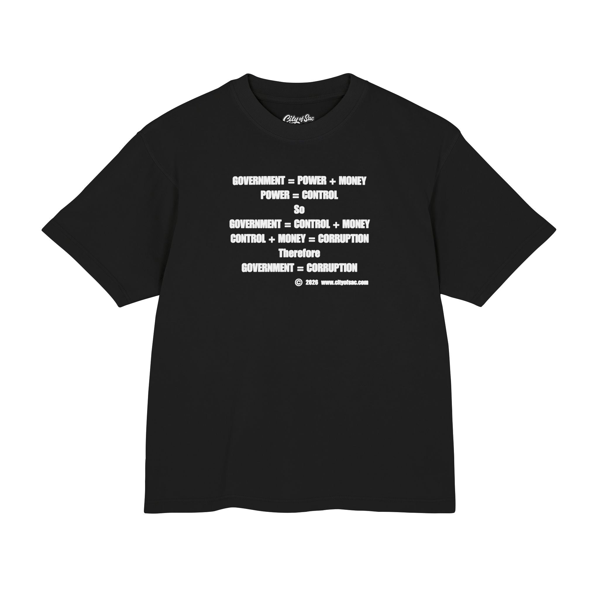 Government = Evil T-Shirt